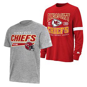 Officially Licensed NFL Short Sleeve & Long Sleeve T-Shirt Combo
