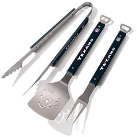 Officially Licensed NFL Spirit Series 3-piece BBQ Set - Texans
