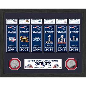 Officially Licensed NFL Super Bowl Collection Photo Mint - Patriots 