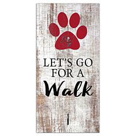 Officially Licensed NFL Tampa Bay Buccaneers Dog Leash Holder Sign