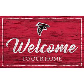 Officially Licensed NFL Team Color Sign - Atlanta Falcons