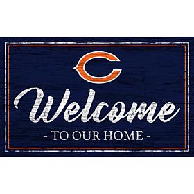 Officially Licensed NFL Team Color Sign - Chicago Bears