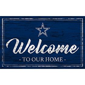 Officially Licensed NFL Team Color Sign - Dallas Cowboys