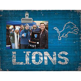Officially Licensed NFL Team Name Clip Frame - Detroit Lions