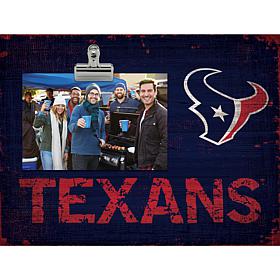 Officially Licensed NFL Team Name Clip Frame - Houston Texans