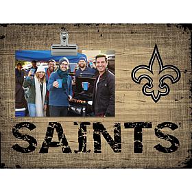 Officially Licensed NFL Team Name Clip Frame - New Orleans Saints