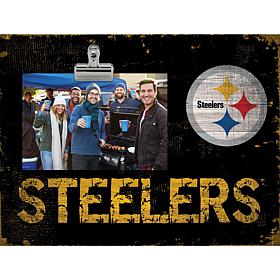 Officially Licensed NFL Team Name Clip Frame - Pittsburgh Steelers