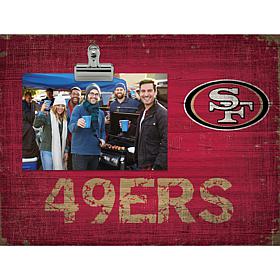 Officially Licensed NFL Team Name Clip Frame - San Francisco 49ers