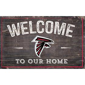 Officially Licensed NFL Welcome Sign - Atlanta Falcons