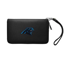 Officially Licensed NFL Zip Organizer Wallet - Carolina Panthers