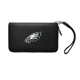 Officially Licensed NFL Zip Organizer Wallet - Philadelphia Eagles