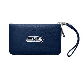 Officially Licensed NFL Zip Organizer Wallet - Seattle Seahawks