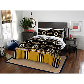 Officially Licensed NHL 864 Full Bed In a Bag Set - Boston Bruins