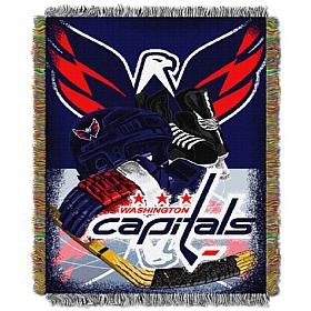 Officially Licensed NHL Home Ice Advantage Tapestry Throw - Capitals