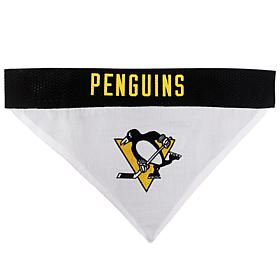 Officially Licensed NHL PetsFirst Pittsburg Penguins Reverse Bandana
