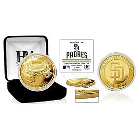 Officially Licensed "Stadium" Gold Mint Coin - San Diego Padres 