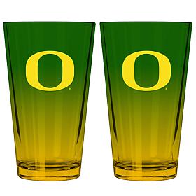 Officially Licensed Team Ombre Pint Glasses - 2-pack