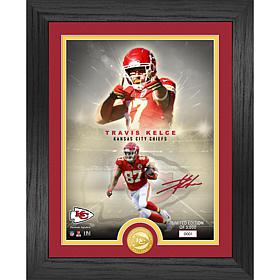 Officially Licensed Travis Kelce NFL Legends Bronze Coin Photo Mint