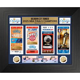Oklahoma City Thunder 2025 Deluxe NBA Championship Ticket Photo Mint