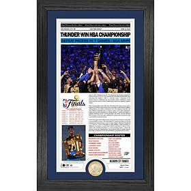 Oklahoma City Thunder 2025 NBA Champions Front Page News Photo Mint
