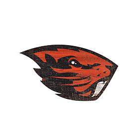 Oregon State  Distressed Logo Cutout Sign