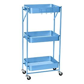 Origami 3-Tier Foldable Rolling Cart