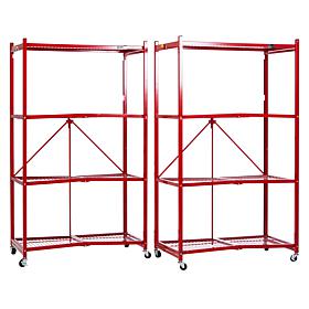 Origami Heavy Duty 4-Tier Rack 2-pack