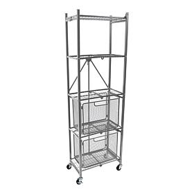Origami Slim Pantry Rack with Drawers