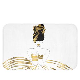 Pardon My Fro Oro 30" x 20" Bath Mat