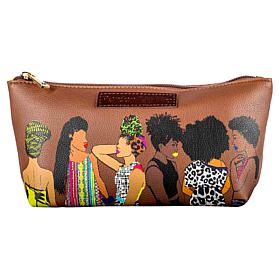 Pardon My Fro Yellow Cosmetic Bag