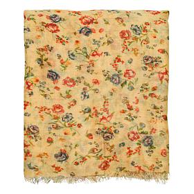 Patricia Nash 74" x 25" Printed Fringe Scarf