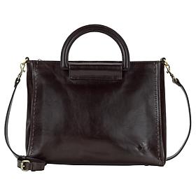 Patricia Nash Blera Leather Satchel Crossbody