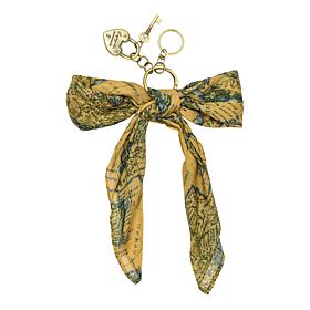 Patricia Nash Bow Bag Charm with Heart Lock Hang Off