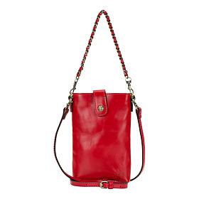 Patricia Nash Leontine Leather Phone Crossbody Bag