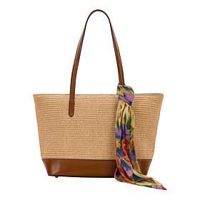 Patricia Nash Verzi Tote with Scarf