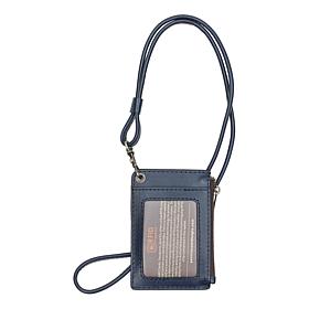 Patricia Nash Viera Leather Card Case Lanyard
