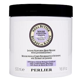 Perlier Supersize Shea and Lavender Body Mousse Jar