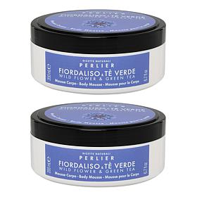 Perlier Wildflower & Green Tea Body Mousse 2-pack