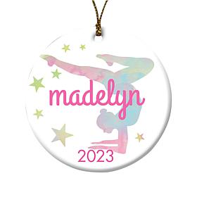 Personalized Gymnastics Ornament