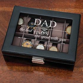 Personalized "The Best Times" 10-Watch Case