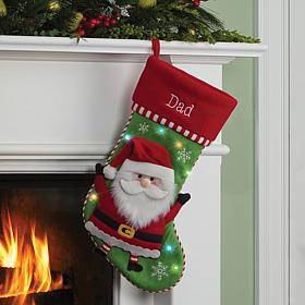 Personalized Twinkling LED Stocking