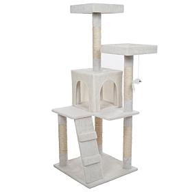 Pet Adobe Multi-Level Cat Tree House - 4 Foot