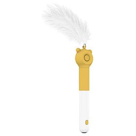 Pet Life "KITIQUE" 3-in-1 Extendable Feather & Laser Wand Cat Teaser