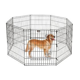 Pet Trex 30" Black Playpen for Pets