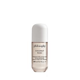 philosophy 3.3oz hair & body mist travel size