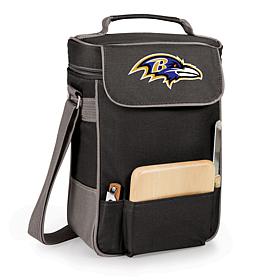 Picnic Time Duet Wine and Cheese Tote-Baltimore Ravens