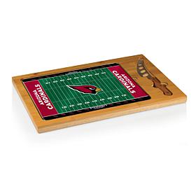 Picnic Time Glass Top Cutting Board-Arizona Cardinals
