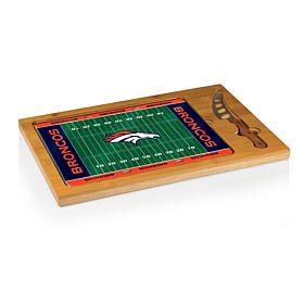 Picnic Time Glass Top Cutting Board-Denver Broncos