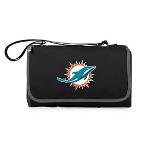 Picnic Time Officially Licensed NFL Picnic Blanket - Miami Dolphins