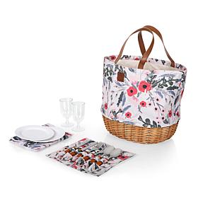 Picnic Time Promenade Basket - Floral Pattern